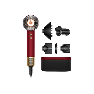 Dyson Supersonic Nural Cheveux lisses à ondulés Velours Rouge et Or