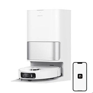 Dreame Aspirateur robot L40 Ultra AE 2en1 fonction serpillère 19000Pa anti-emmêlement Blanc