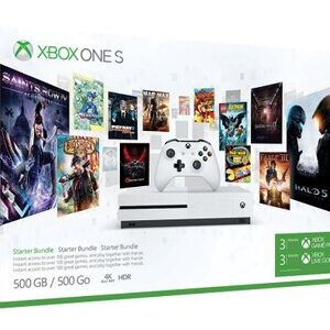 Microsoft Pack Console Xbox One S 500 Go + Game Pass 3 Mois + Live Gold 3 Mois